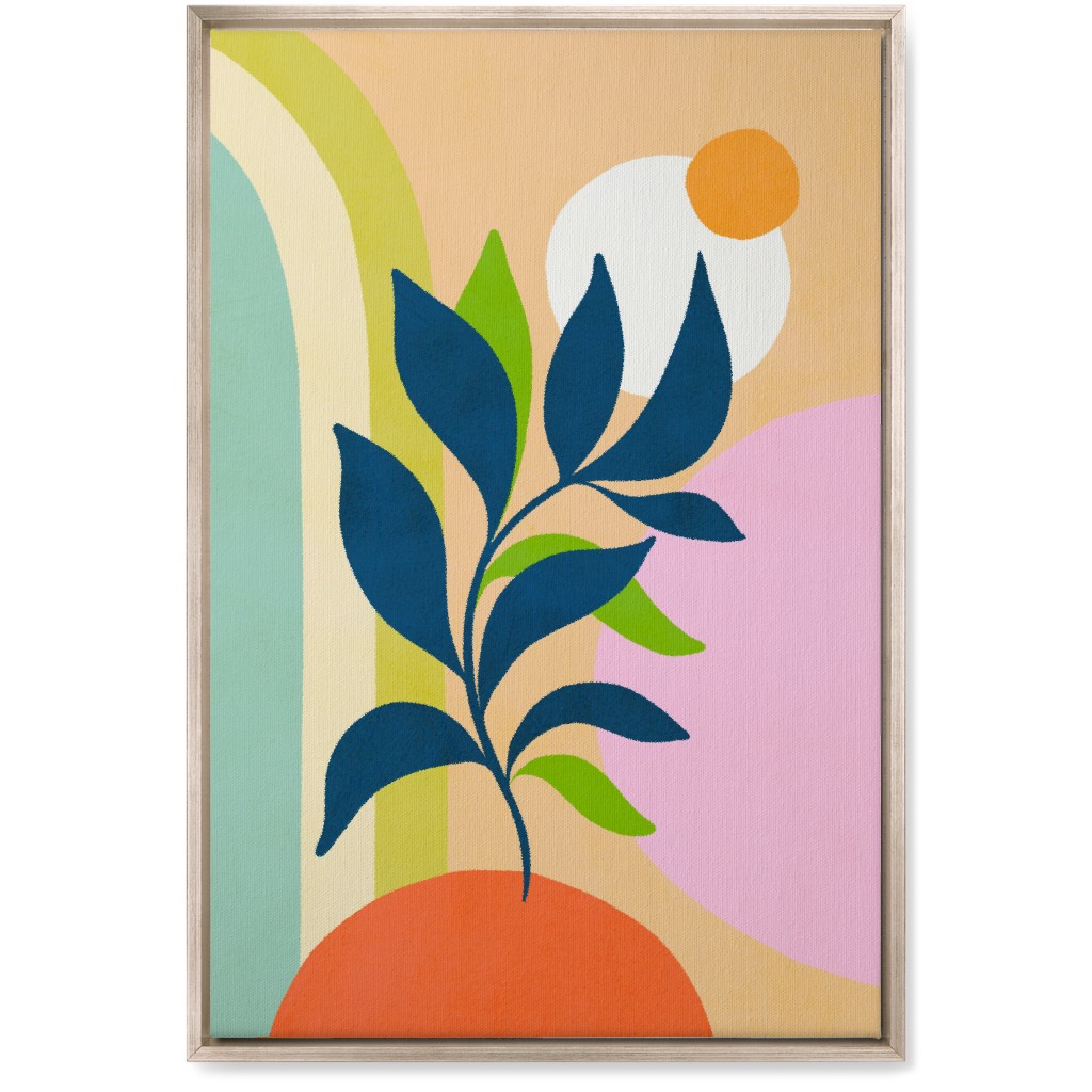 Blooming in the Sun - Multi Wall Art, Metallic, Single piece, Canvas, 20x30, Multicolor
