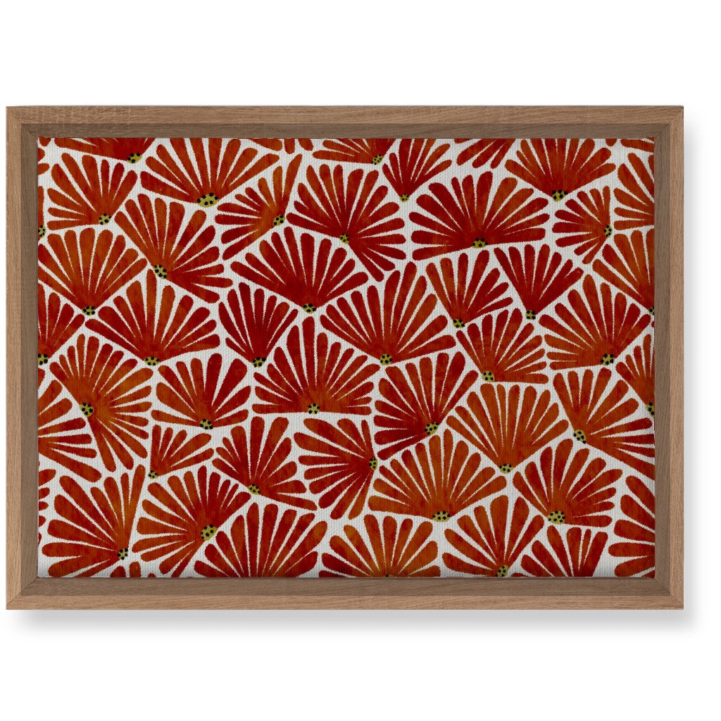 Solie Wall Art, Natural, Single piece, Canvas, 10x14, Red, Cinnamon
