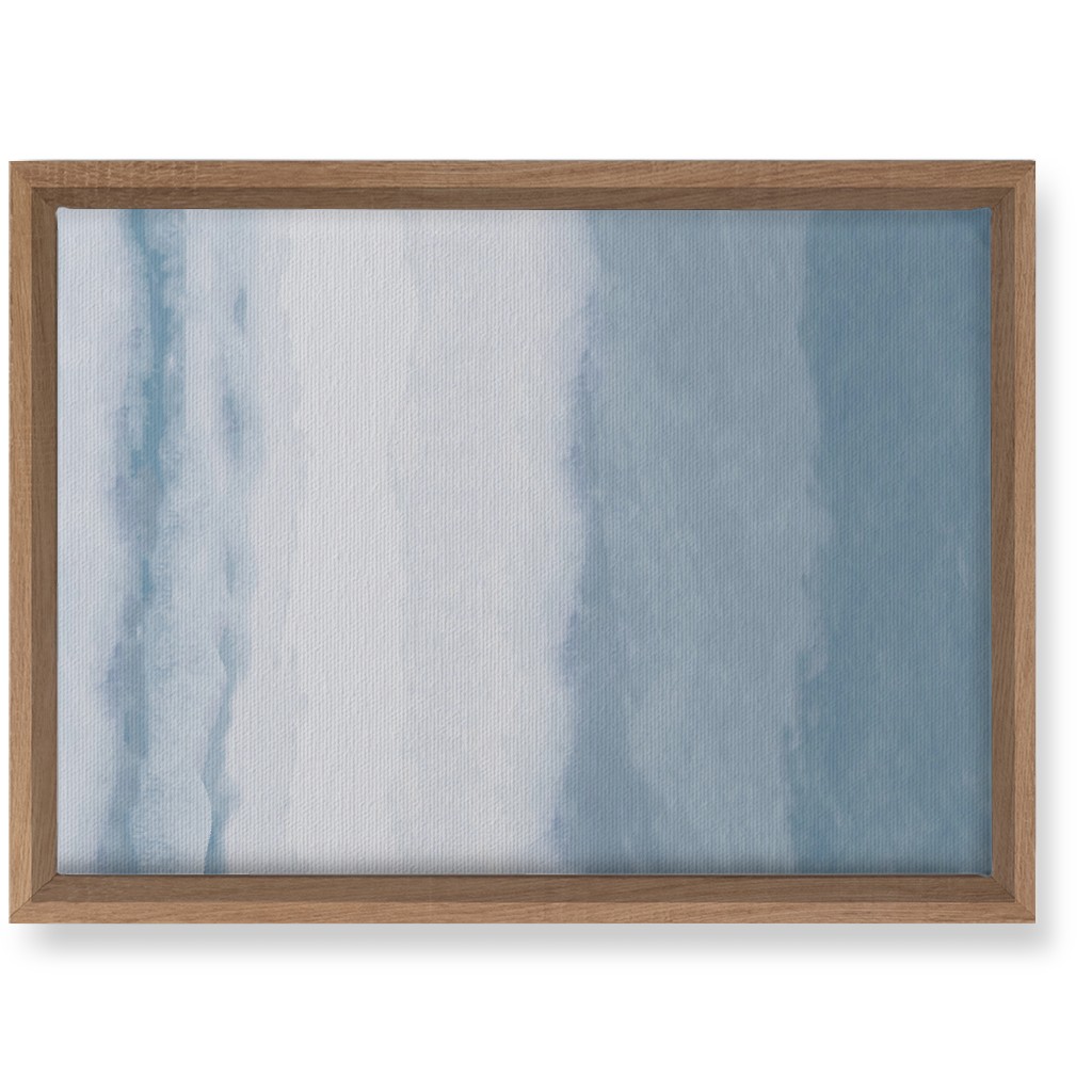 Tranquil Tides - Blue Wall Art, Natural, Single piece, Canvas, 10x14, Blue, True Blue