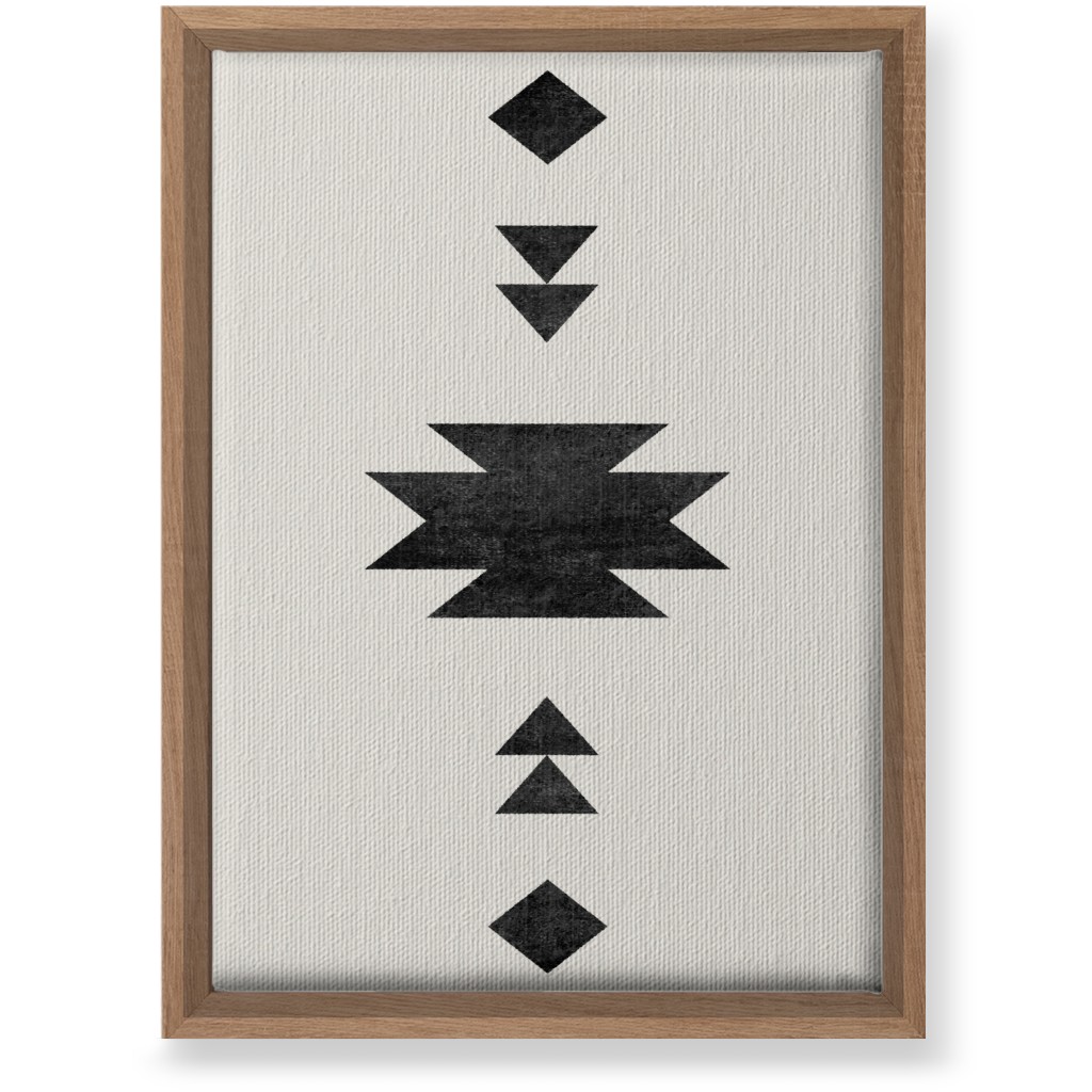 Aztec Southwest - Neutral Wall Art, Natural, Single piece, Canvas, 10x14, Beige, Pearl