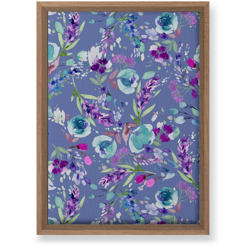 Lavender Bunches - Purple Wall Art, Natural, Single piece, Canvas, 10x14, Purple