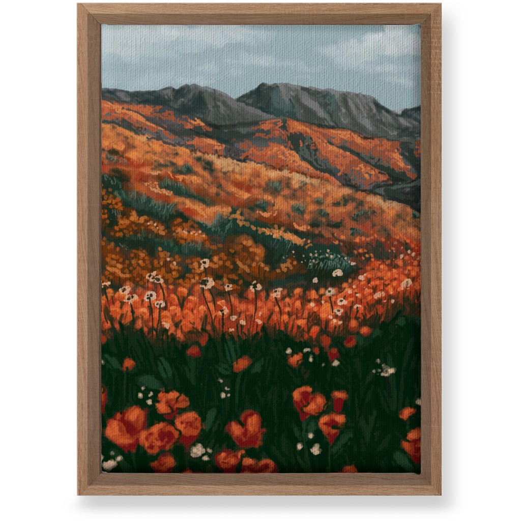 Abstract Orange Wall Art