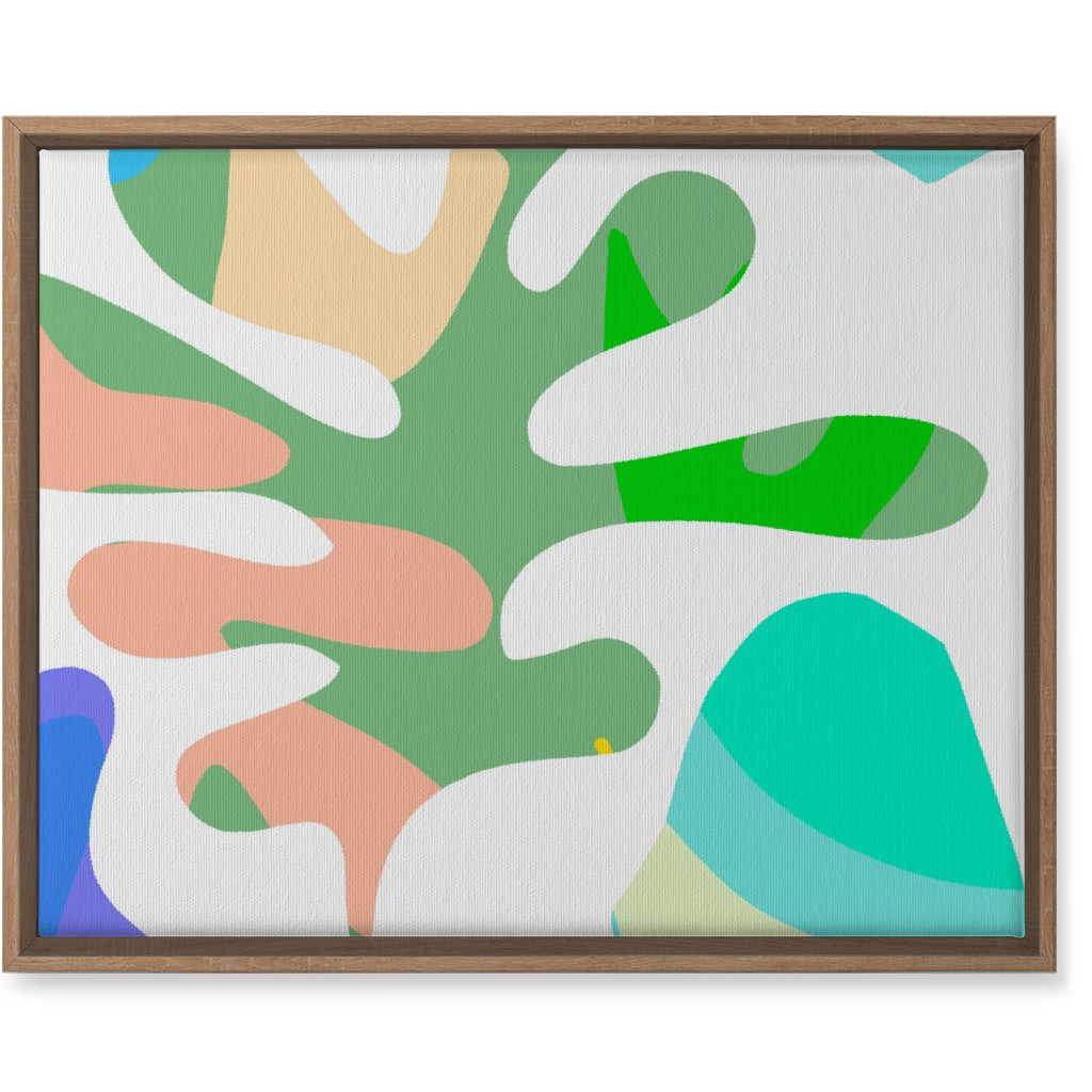 Summer Nature Love Matisse Style Wall Art, Natural, Single piece, Canvas, 16x20, Multicolor