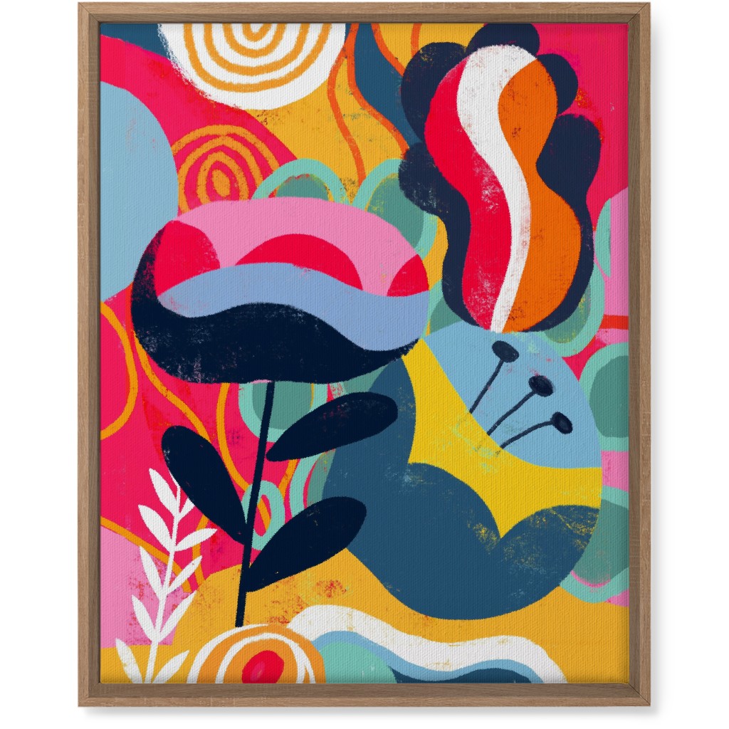 Think Big in Colors - Vibrant Wall Art, Natural, Single piece, Canvas, 16x20, Multicolor