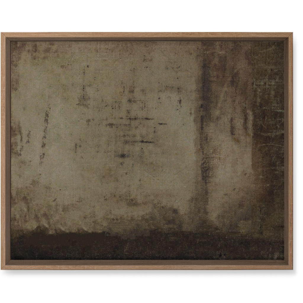 Mood At Dusk - Dark Wall Art, Natural, Single piece, Canvas, 16x20, Brown, Brown