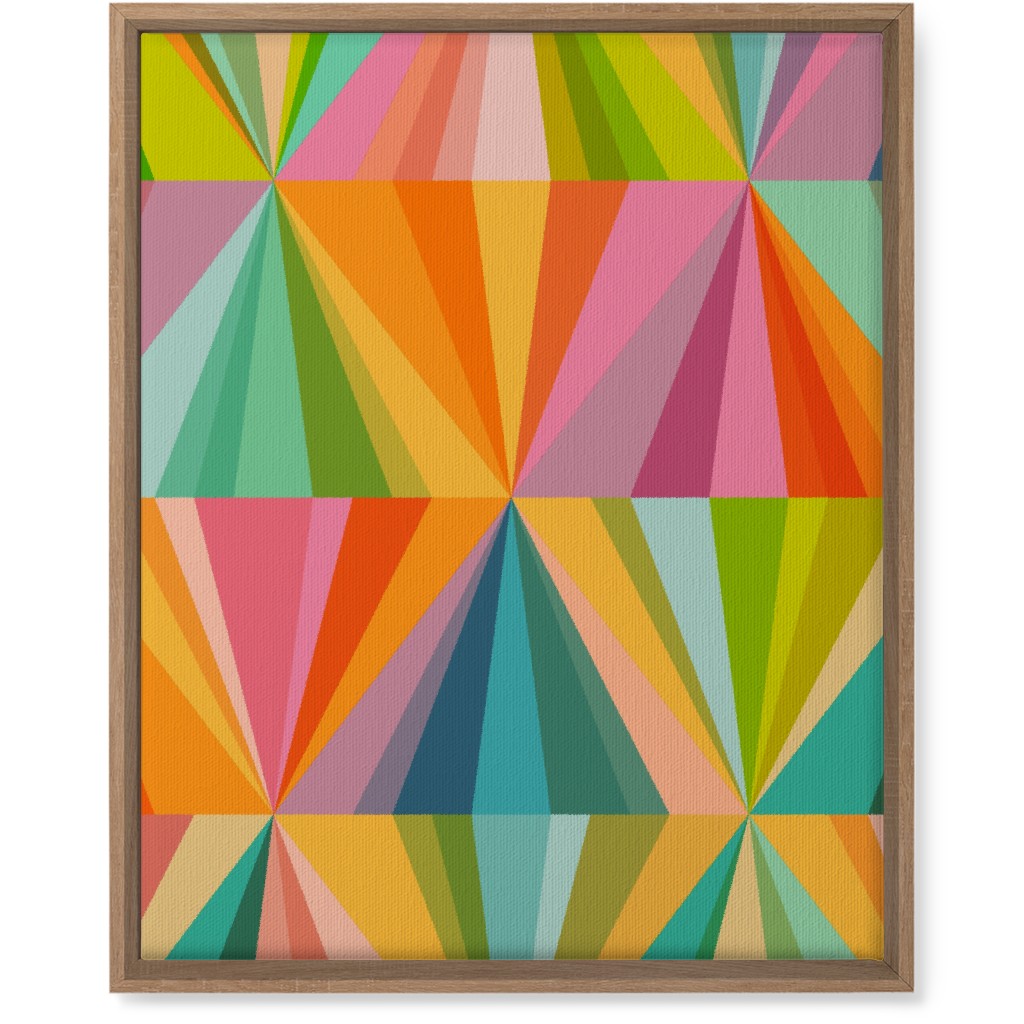 Radiant Diamonds - Bright Wall Art, Natural, Single piece, Canvas, 16x20, Multicolor