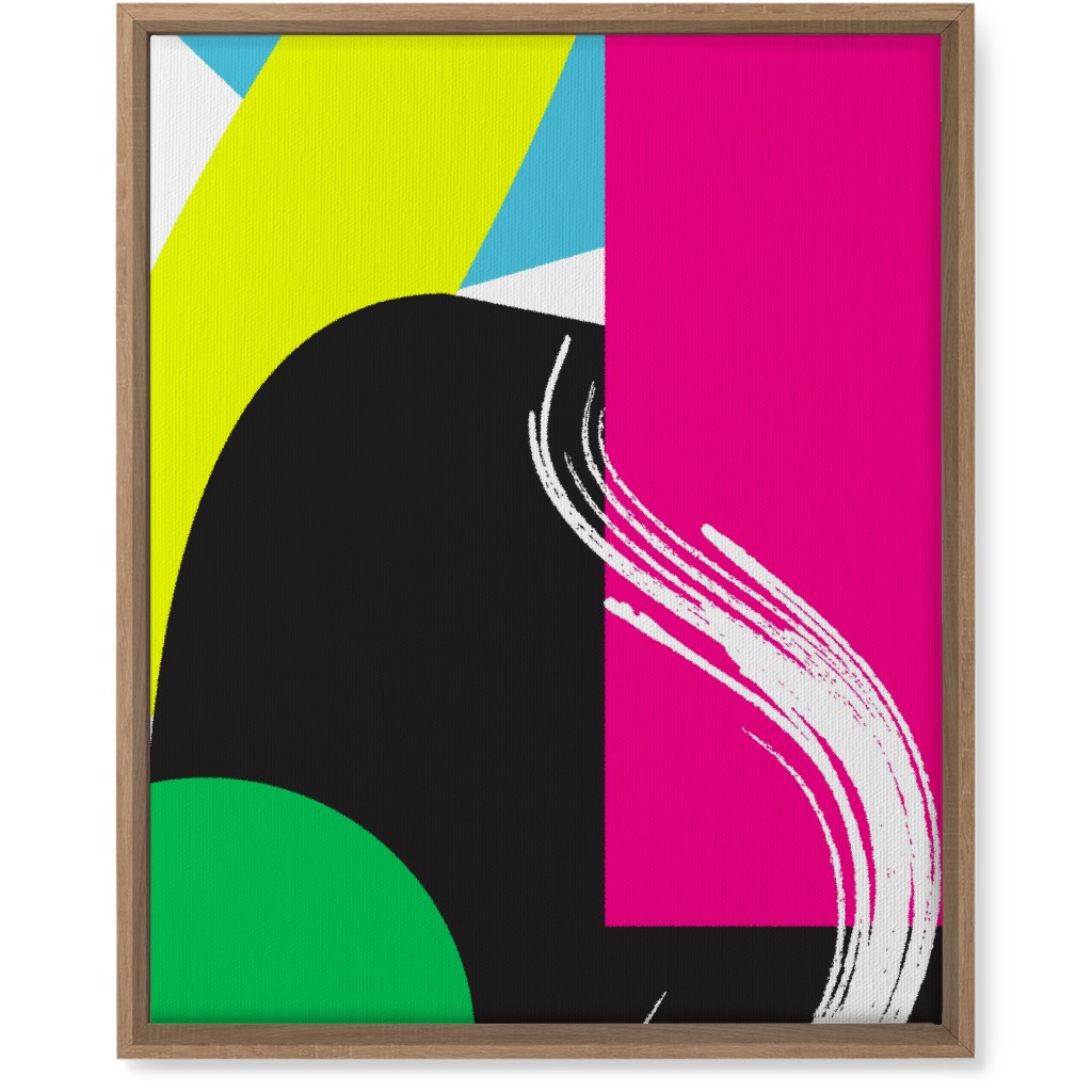 Abstract Colors Wall Art, Natural, Single piece, Canvas, 16x20, Multicolor