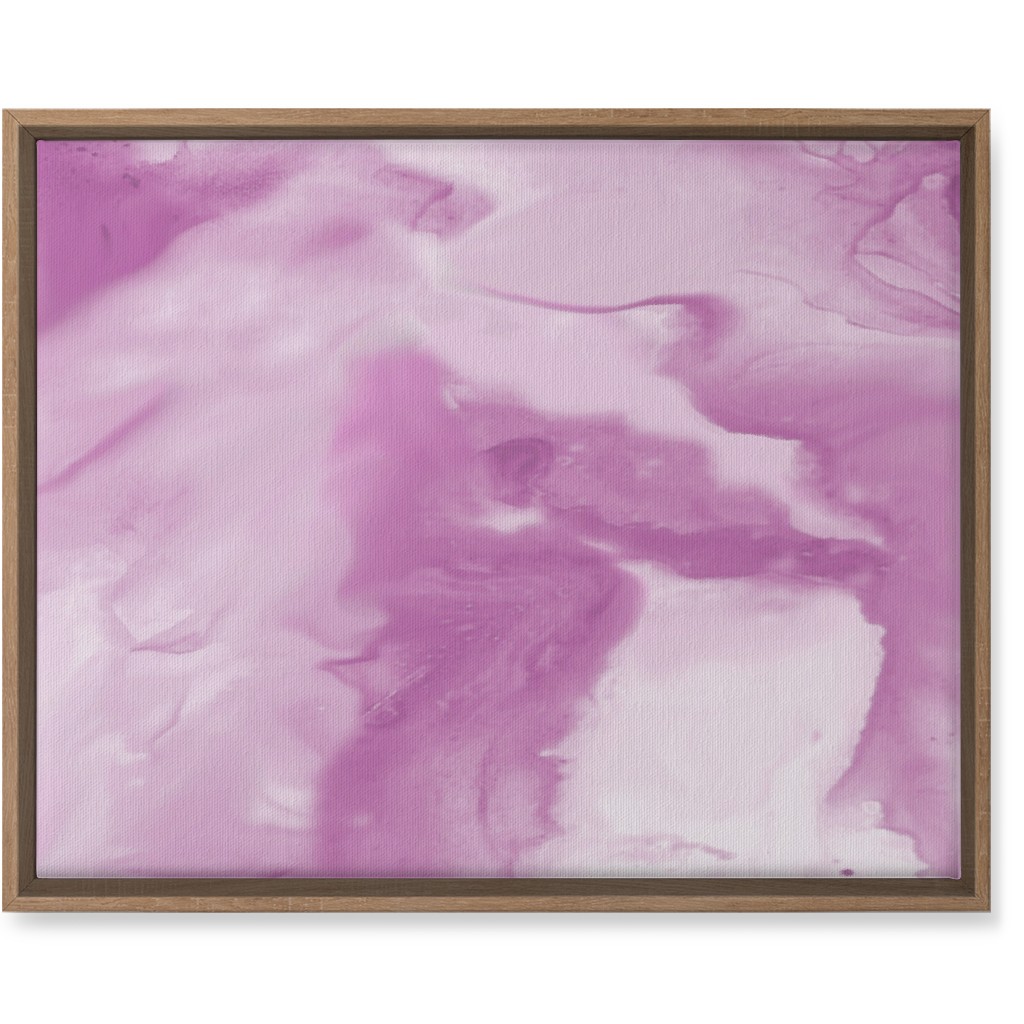 Abstract Watercolor Marble Wall Art, Natural, Single piece, Canvas, 16x20, Purple, Pansy