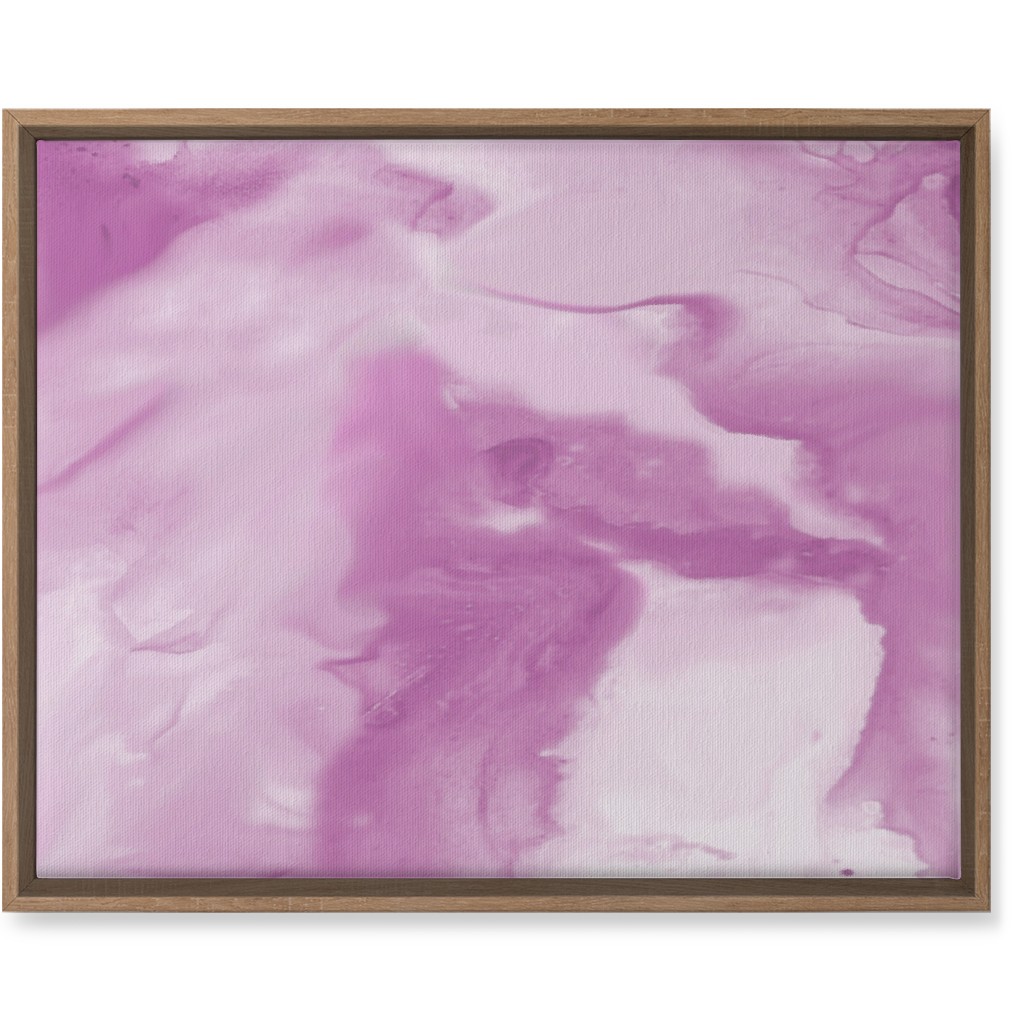 Abstract Watercolor Marble Wall Art, Natural, Single piece, Canvas, 16x20, Purple