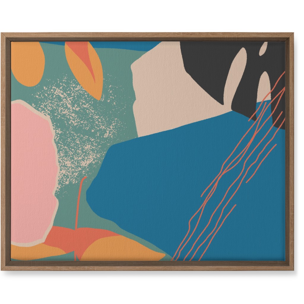 Tropical Garden - Multi Wall Art, Natural, Single piece, Canvas, 16x20, Multicolor