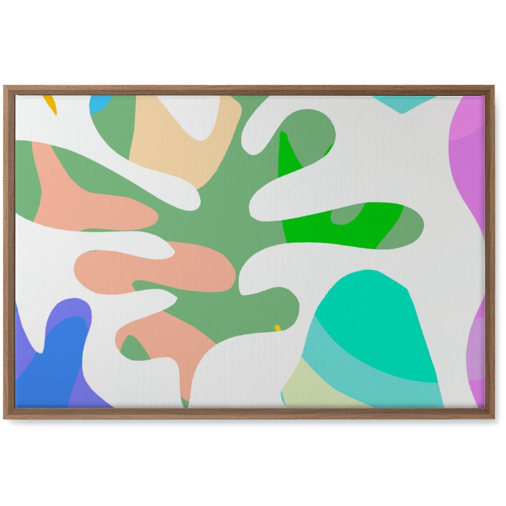 Summer Nature Love Matisse Style Wall Art, Natural, Single piece, Canvas, 20x30, Multicolor