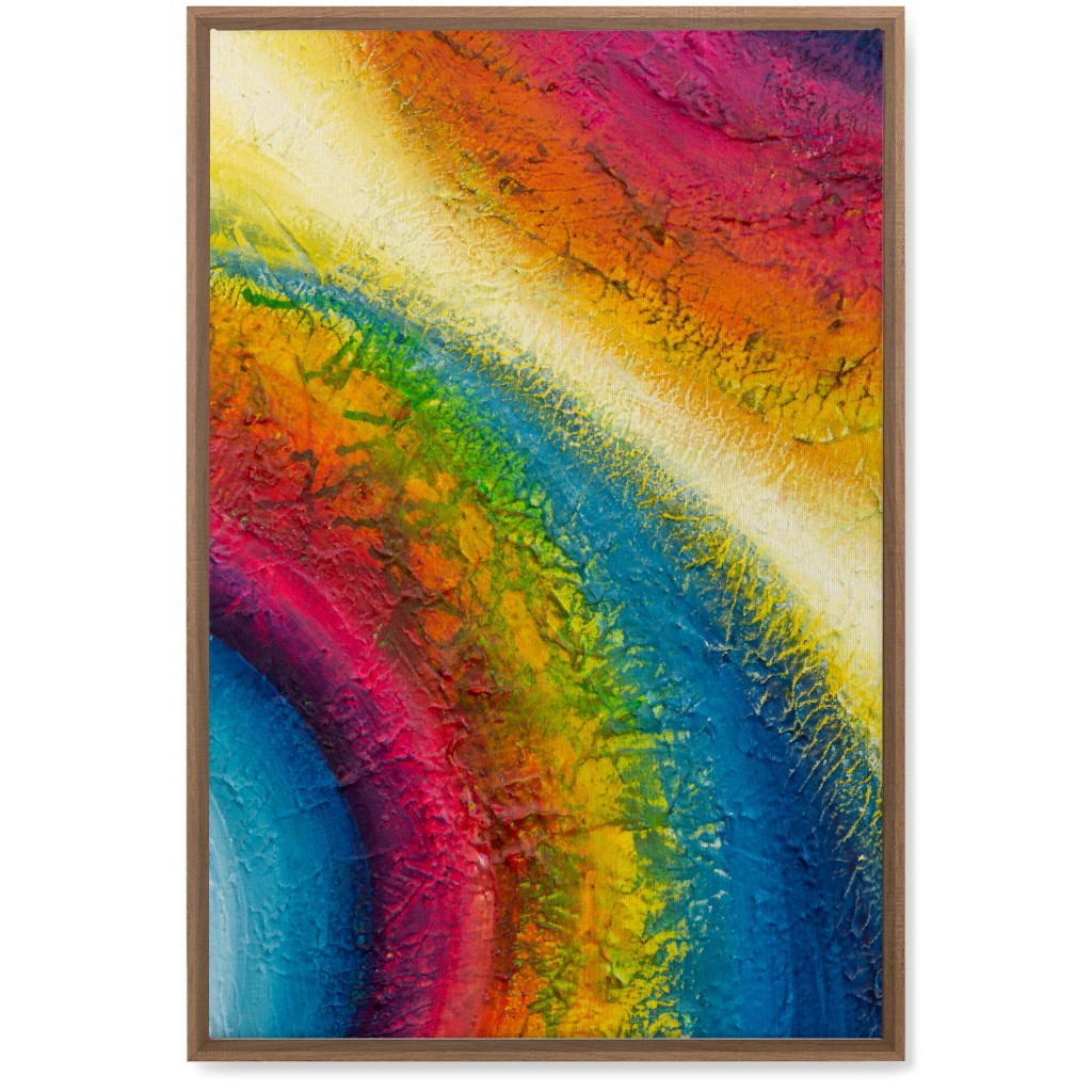 Rainbow Spirit - Multi Wall Art, Natural, Single piece, Canvas, 20x30, Multicolor