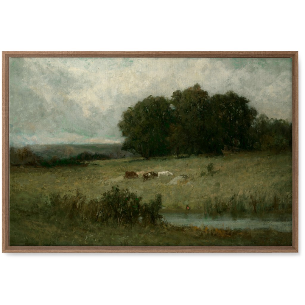 Grazing Fields Wall Art, Natural, Single piece, Canvas, 20x30, Green