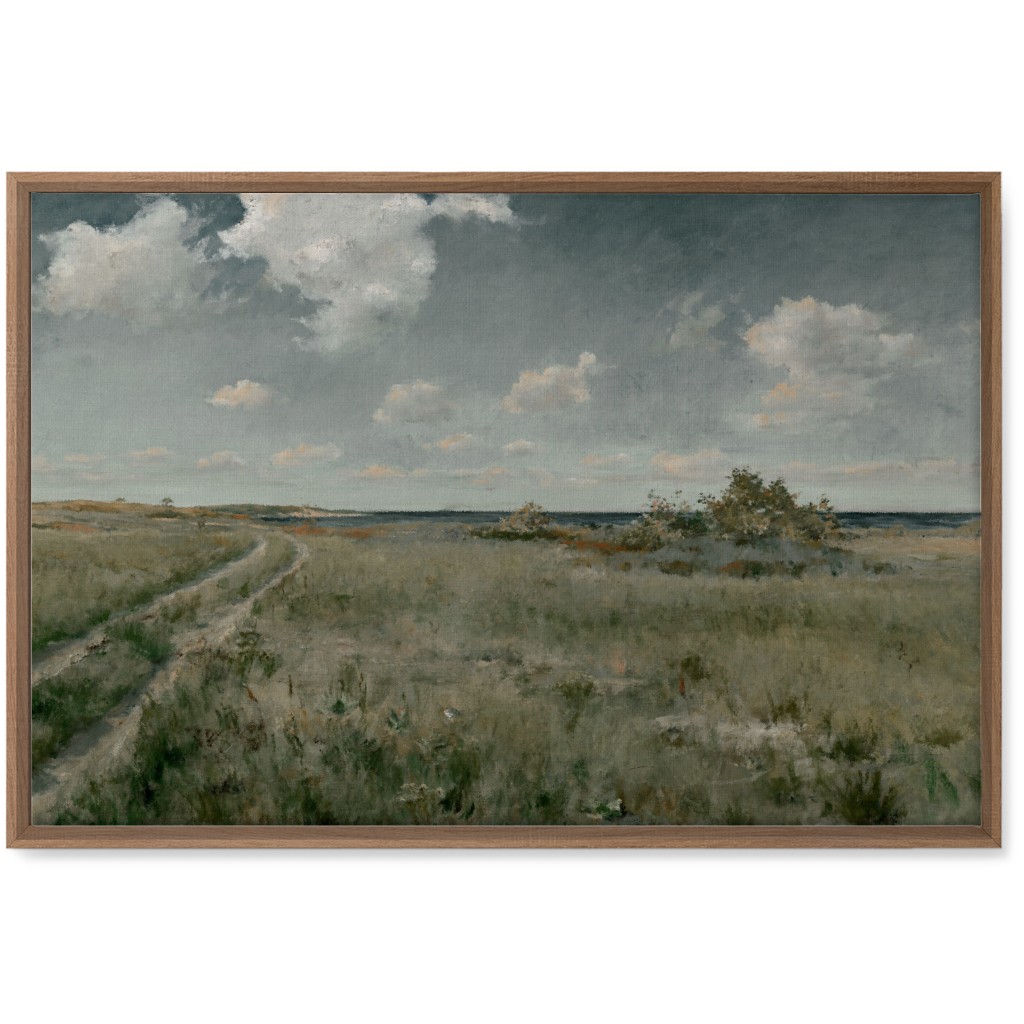 Coastal Plains Wall Art, Natural, Single piece, Canvas, 20x30, Green, Classic Green