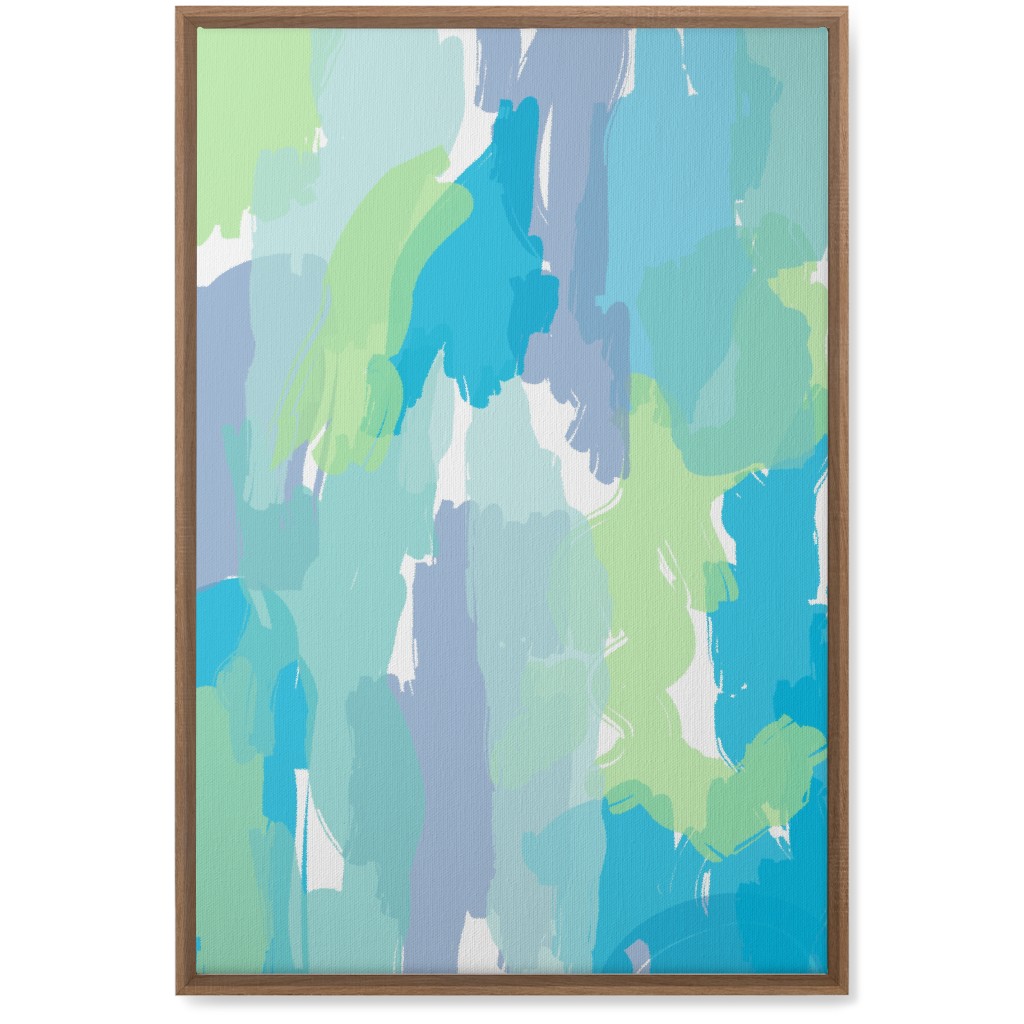 Abstract Painting - Cool Wall Art, Natural, Single piece, Canvas, 20x30, Multicolor