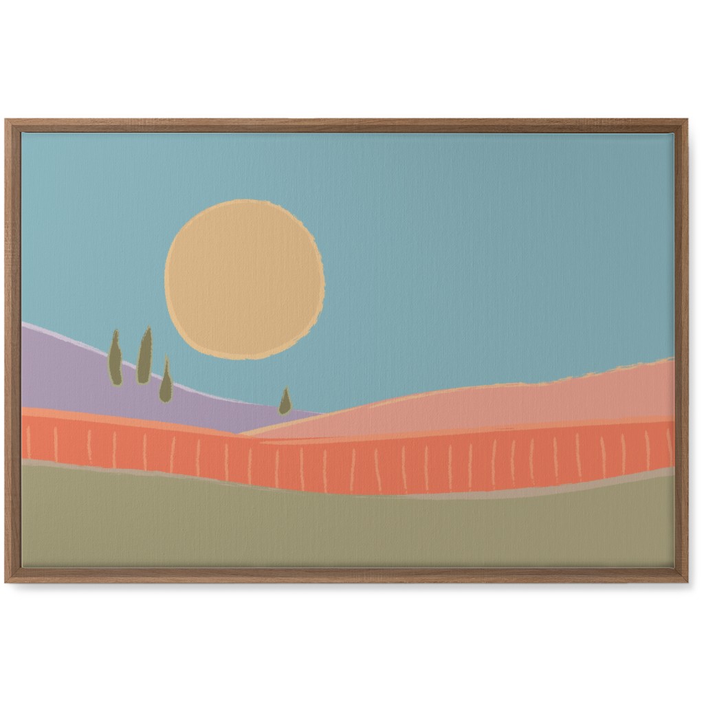 Simple Landscape Wall Art, Natural, Single piece, Canvas, 20x30, Multicolor