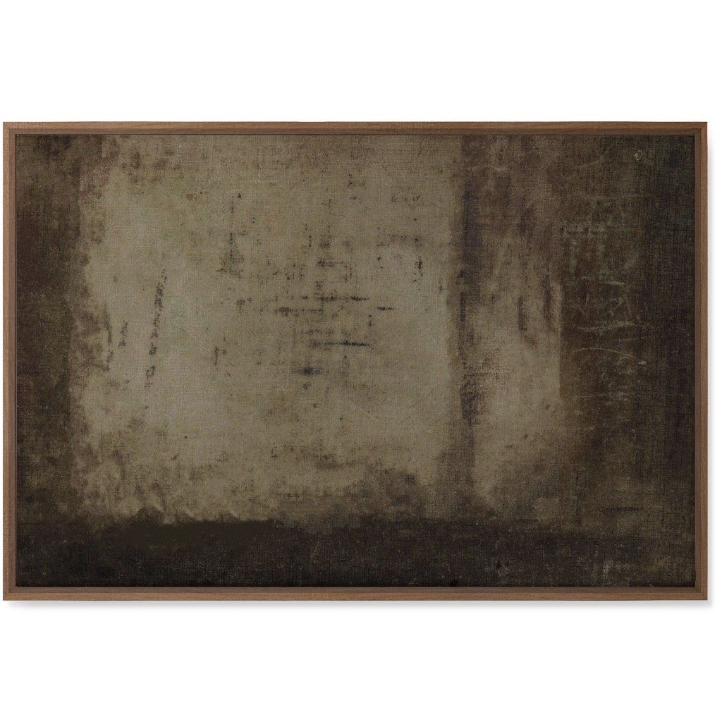 Mood At Dusk - Dark Wall Art, Natural, Single piece, Canvas, 24x36, Brown, Brown