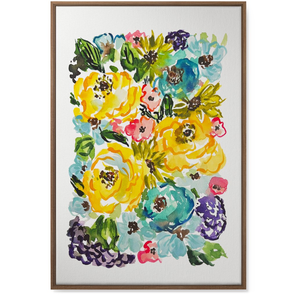 Carmel - Multi Wall Art, Natural, Single piece, Canvas, 24x36, Multicolor