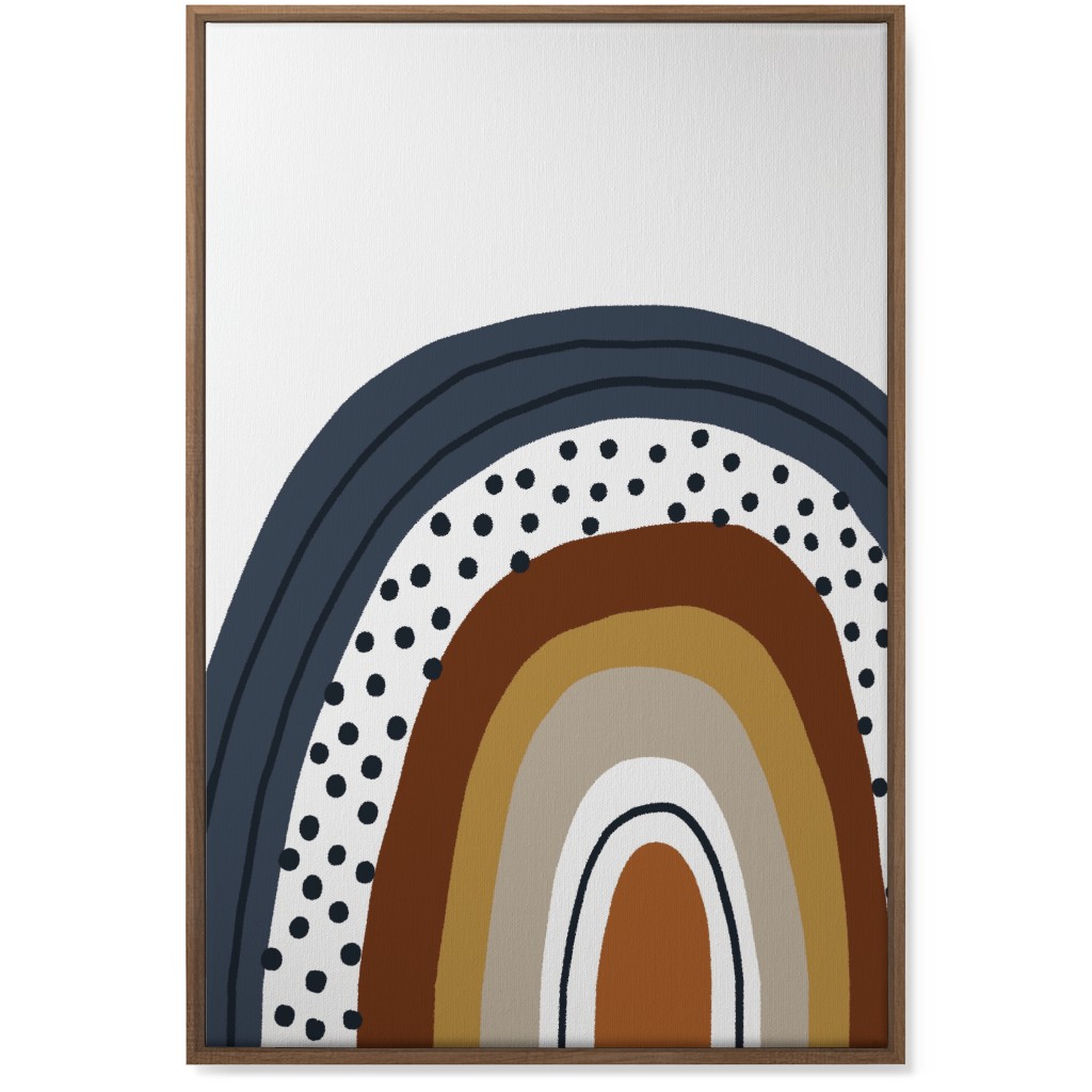 Rainbow - Neutral Wall Art, Natural, Single piece, Canvas, 24x36, Brown