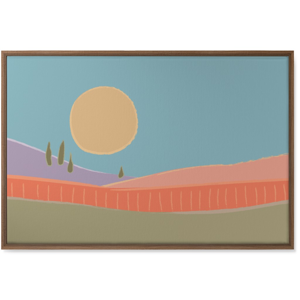Simple Landscape Wall Art, Natural, Single piece, Canvas, 24x36, Multicolor
