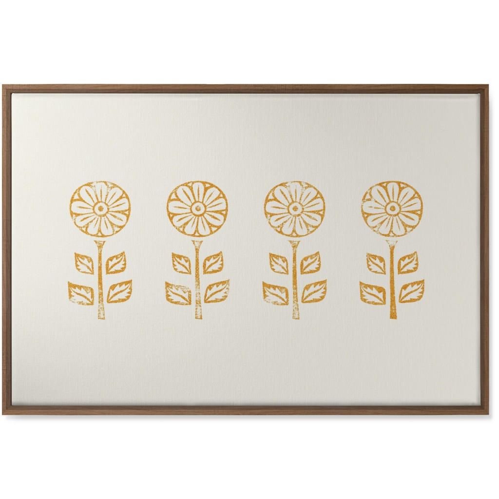 Yellow Floral Wall Art