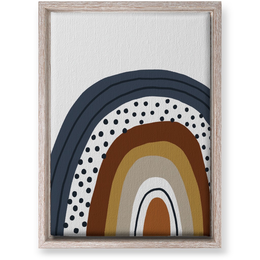 Rainbow - Neutral Wall Art, Rustic, Single piece, Canvas, 10x14, Brown, Brown