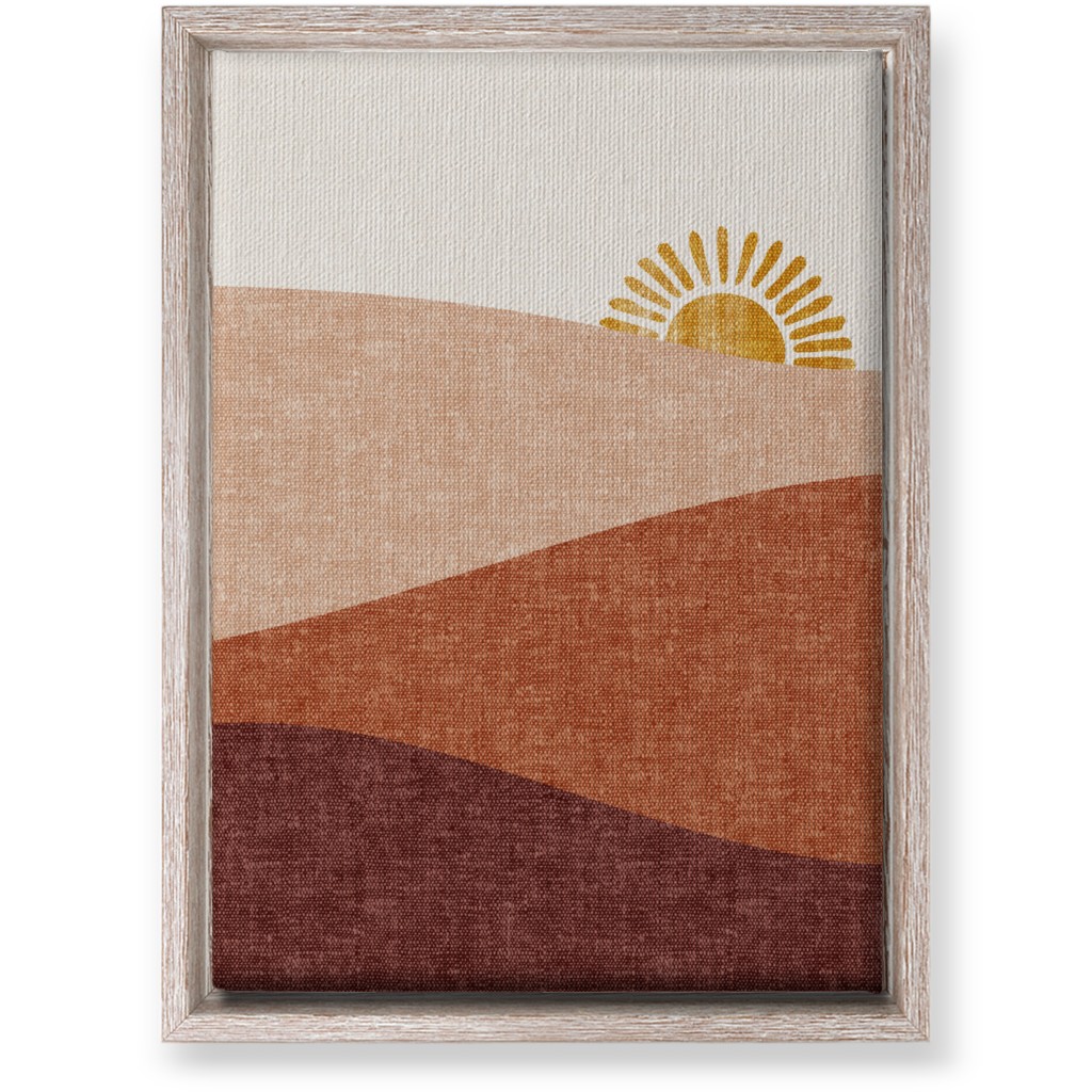 Sunrise Wall Art, Rustic, Single piece, Canvas, 10x14, Pink, Alpaca