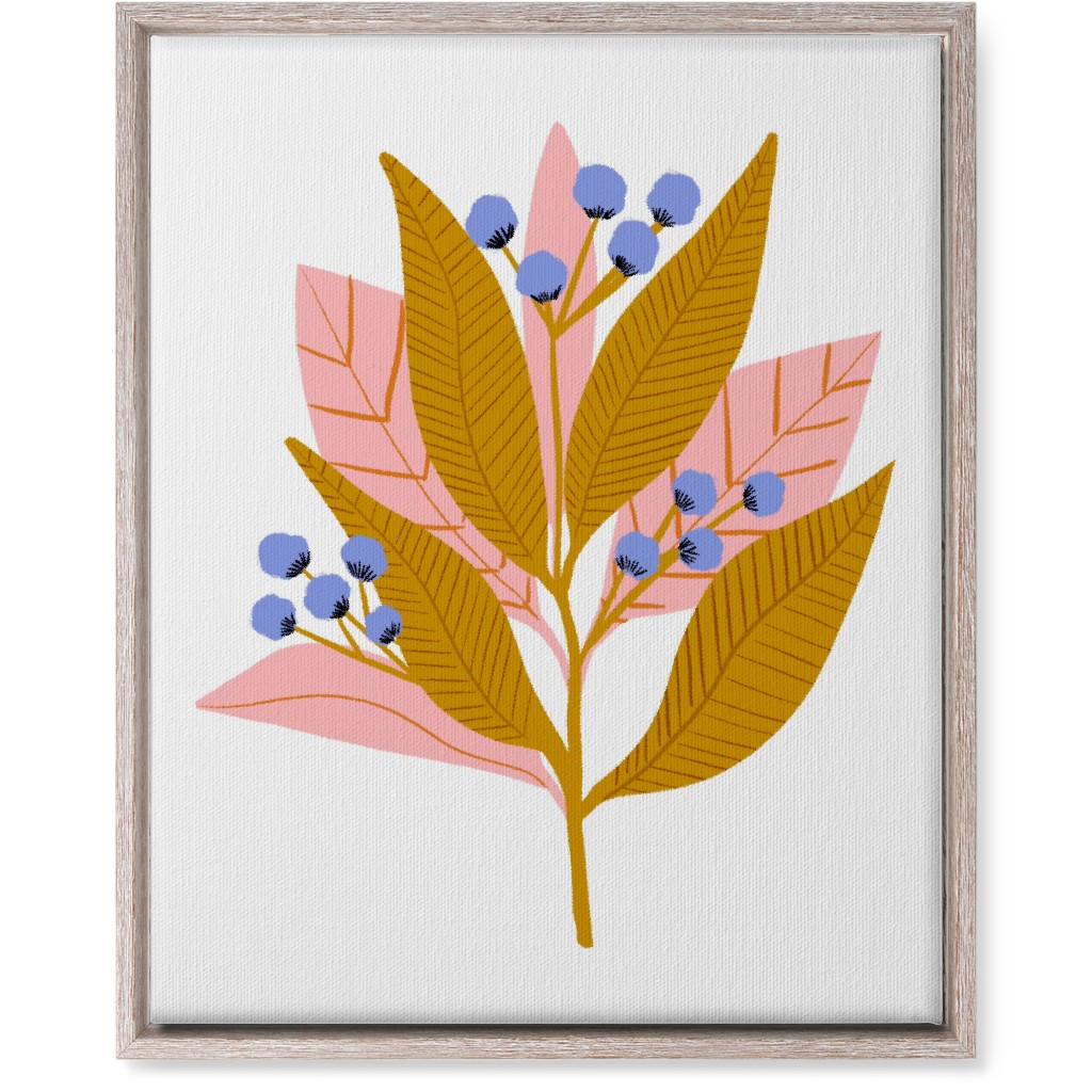 Structured Flower - Multi Wall Art, Rustic, Single piece, Canvas, 16x20, Multicolor