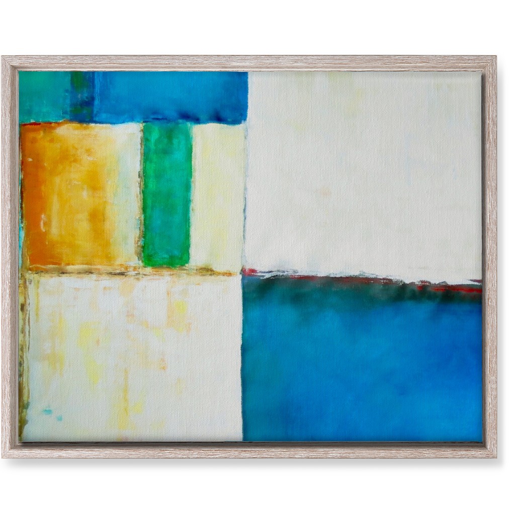 Juxtaposition - Multi Wall Art, Rustic, Single piece, Canvas, 16x20, Multicolor