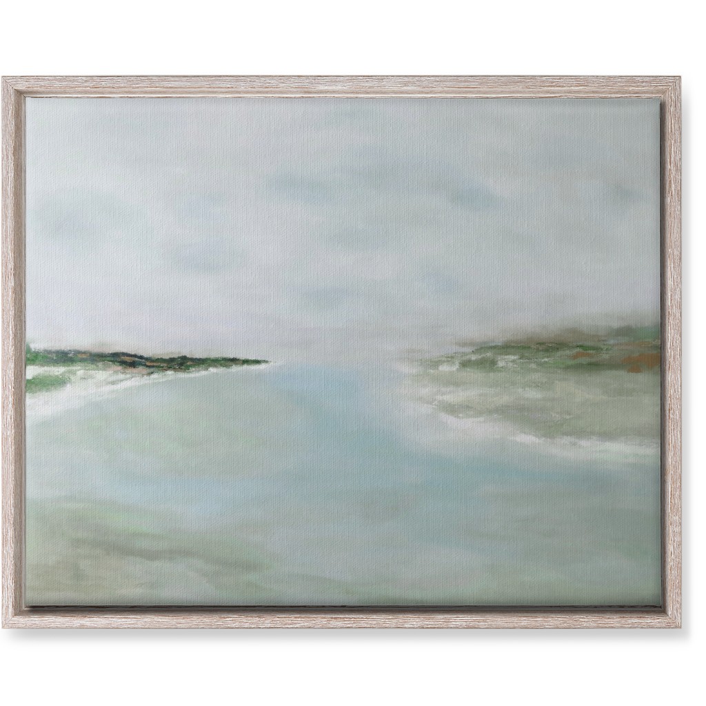 Barrier Islands Wall Art, Rustic, Single piece, Canvas, 16x20, Blue, True Blue