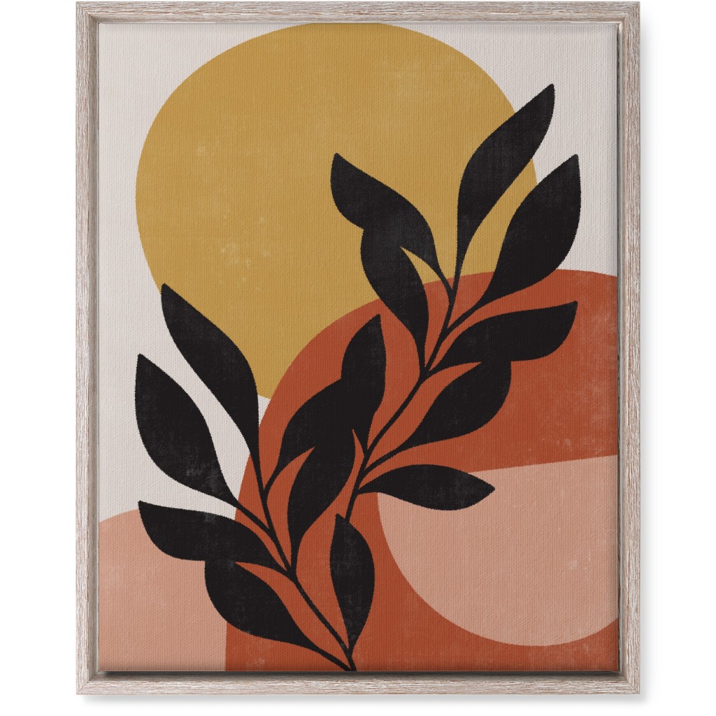 Earthen Crest - Terracotta Wall Art, Rustic, Single piece, Canvas, 16x20, Orange