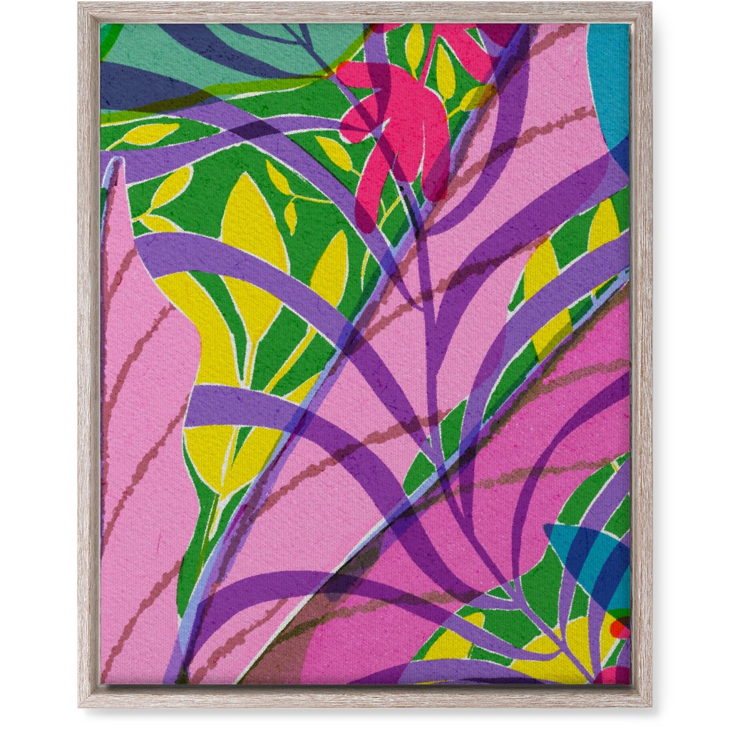 Cast Away - Multi Wall Art, Rustic, Single piece, Canvas, 16x20, Pink, Bright Pink