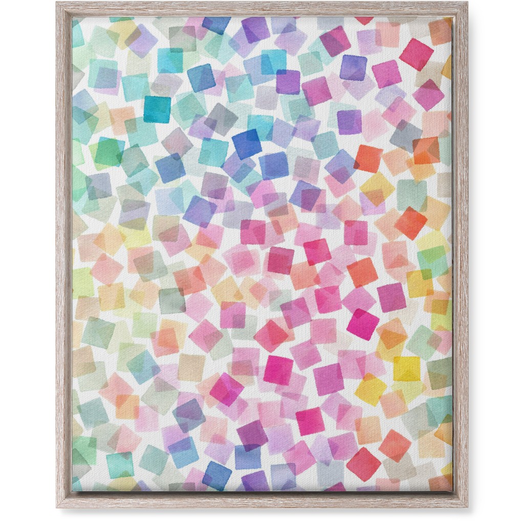 Confetti Party - Multi Wall Art, Rustic, Single piece, Canvas, 16x20, Multicolor