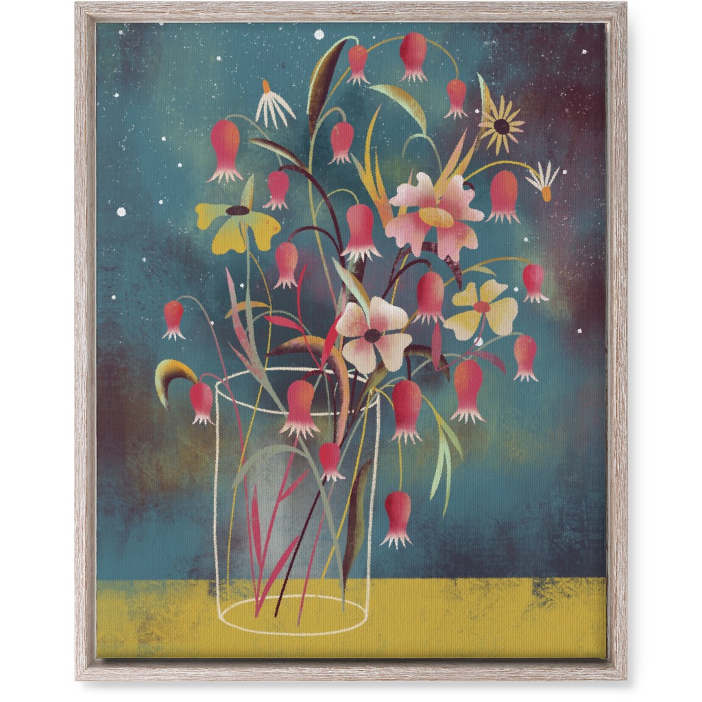 Lily of the Valley Bouquet - Multi Wall Art, Rustic, Single piece, Canvas, 16x20, Multicolor