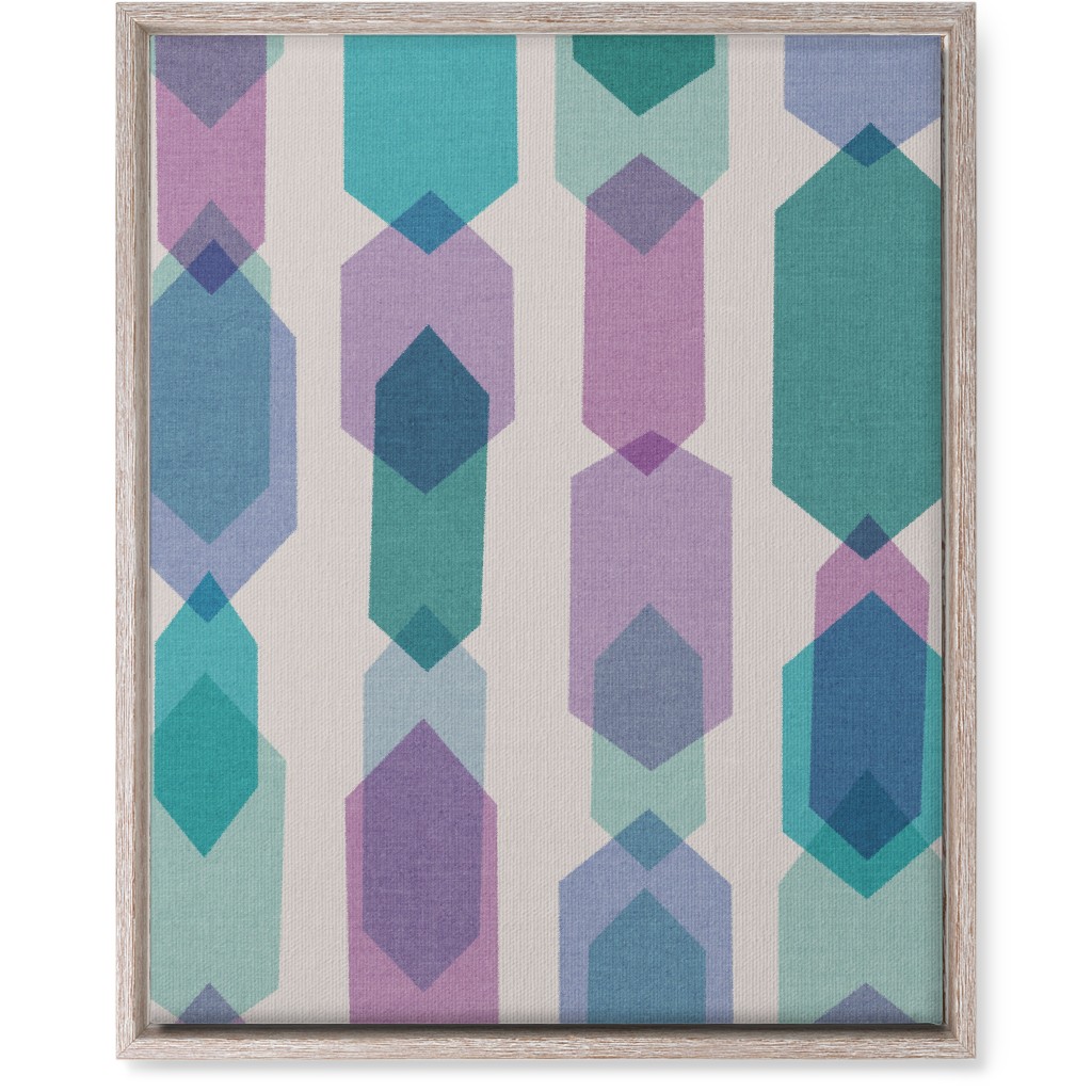 Elements Columns Wall Art, Rustic, Single piece, Canvas, 16x20, Green, Seascape