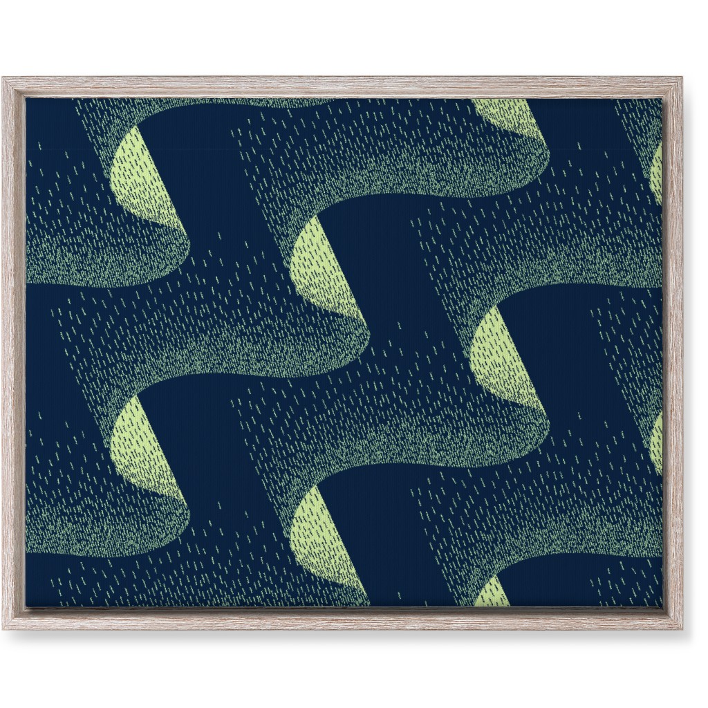 Aurora Wall Art, Rustic, Single piece, Canvas, 16x20, Blue, True Blue