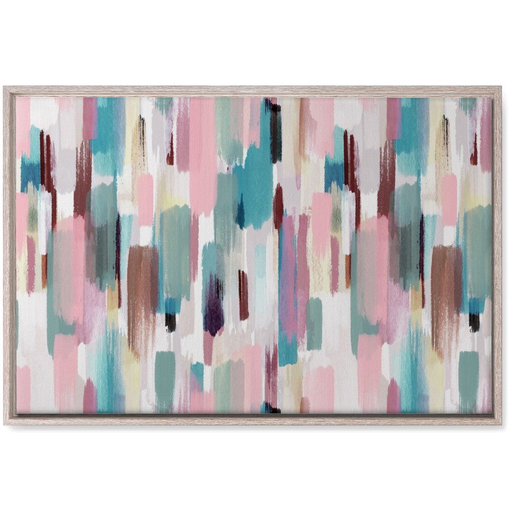 Multicolor Watercolor Canvas Wall Art