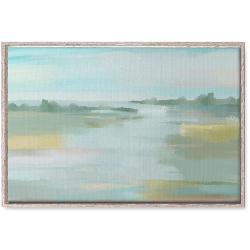 Tidewater Wall Art, Rustic, Single piece, Canvas, 20x30, Blue, True Blue