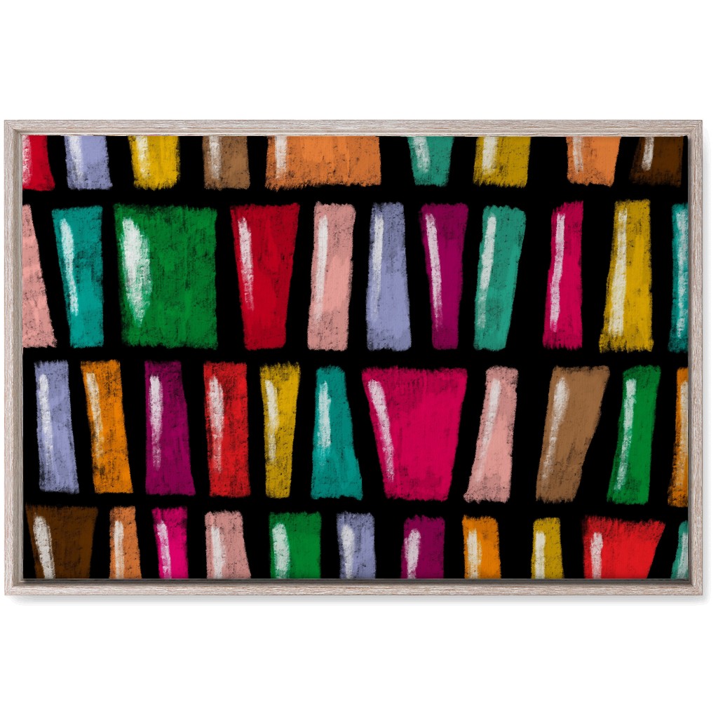 Stained Glass Abstract - Multi Wall Art, Rustic, Single piece, Canvas, 20x30, Multicolor