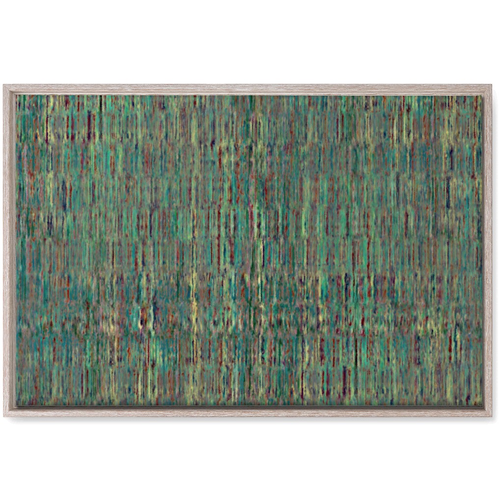 String Theory - Green Wall Art, Rustic, Single piece, Canvas, 20x30, Green, Classic Green