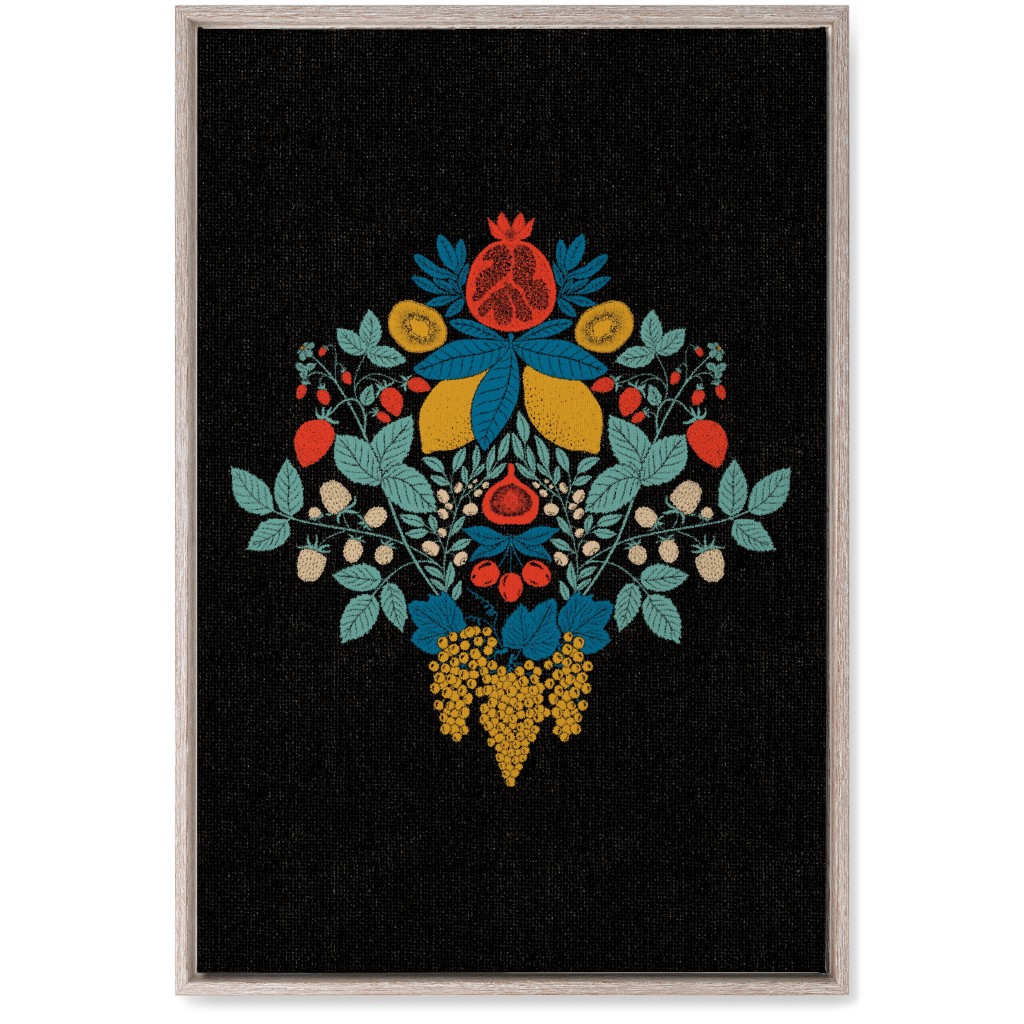 Fruits Wall Art, Rustic, Single piece, Canvas, 20x30, Multicolor