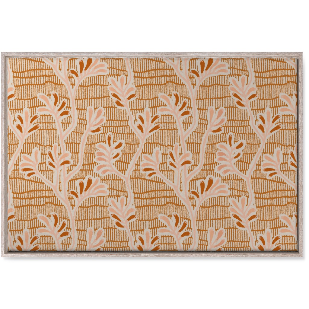 Kangaroo Paw - Floral Wall Art, Rustic, Single piece, Canvas, 24x36, Pink, Bright Pink