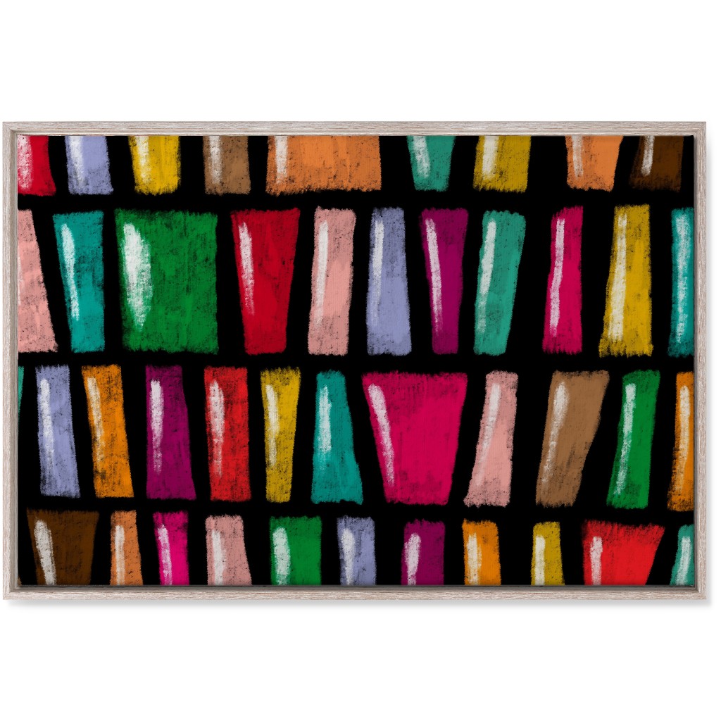 Stained Glass Abstract - Multi Wall Art, Rustic, Single piece, Canvas, 24x36, Multicolor