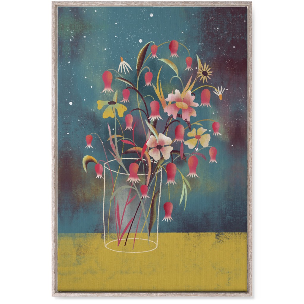 Lily of the Valley Bouquet - Multi Wall Art, Rustic, Single piece, Canvas, 24x36, Multicolor