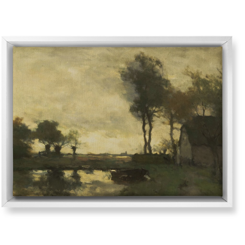 on Golden Pond Wall Art, White, Single piece, Canvas, 10x14, Green