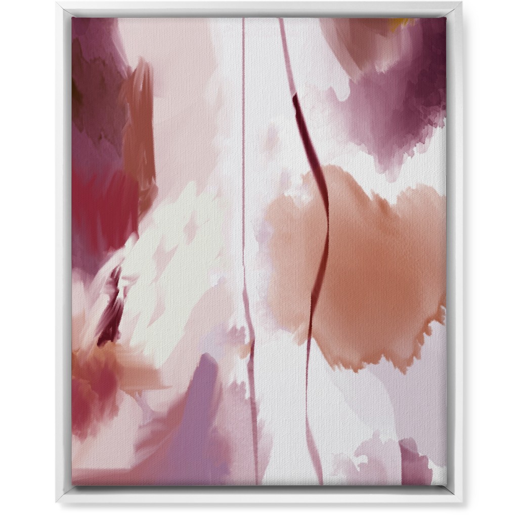 Canyon Light - Pink Wall Art, White, Single piece, Canvas, 16x20, Pink, Bright Pink