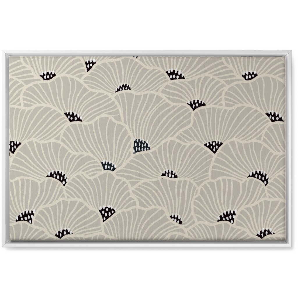 San Diego - Neutral Wall Art, White, Single piece, Canvas, 20x30, Beige, Pearl