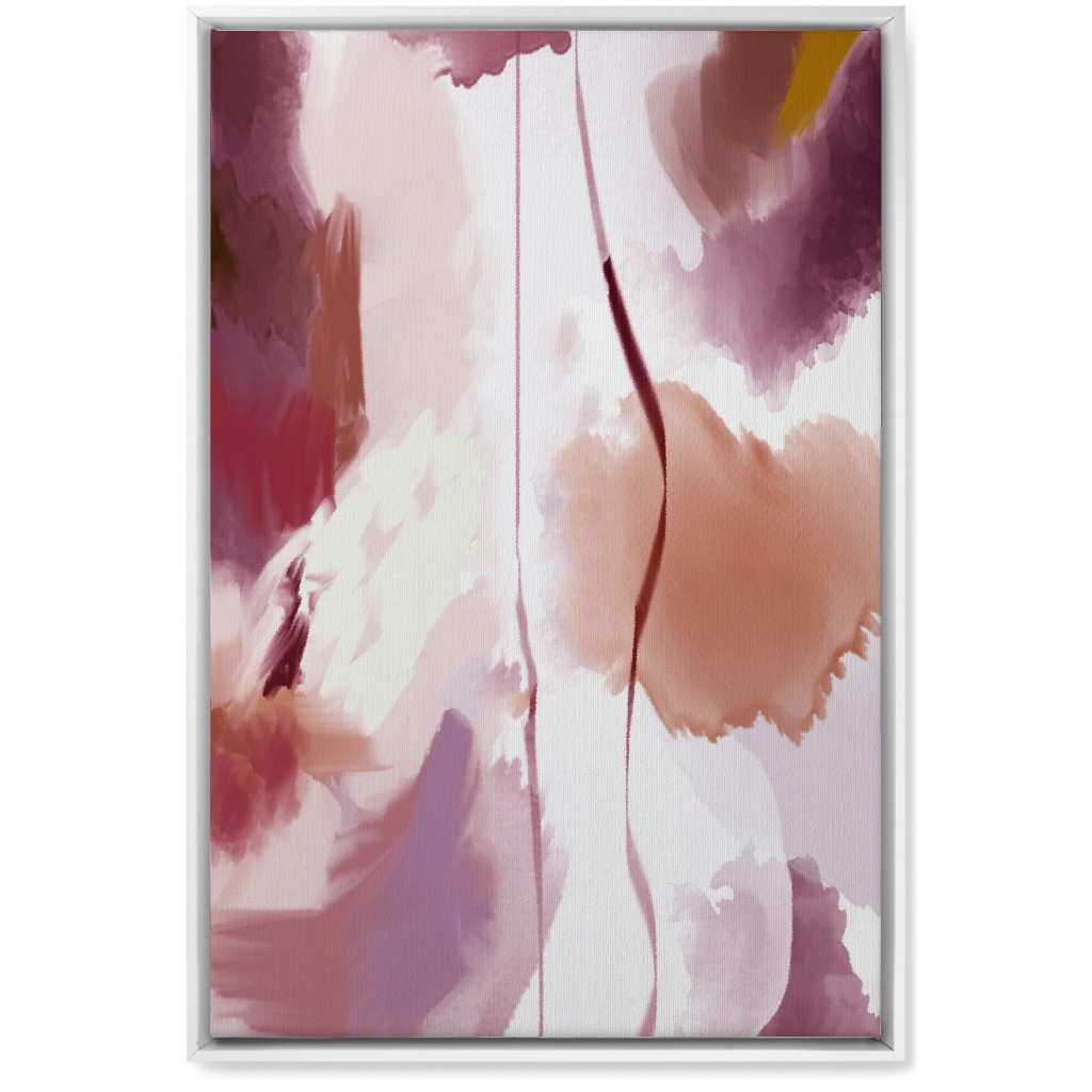 Canyon Light - Pink Wall Art, White, Single piece, Canvas, 20x30, Pink