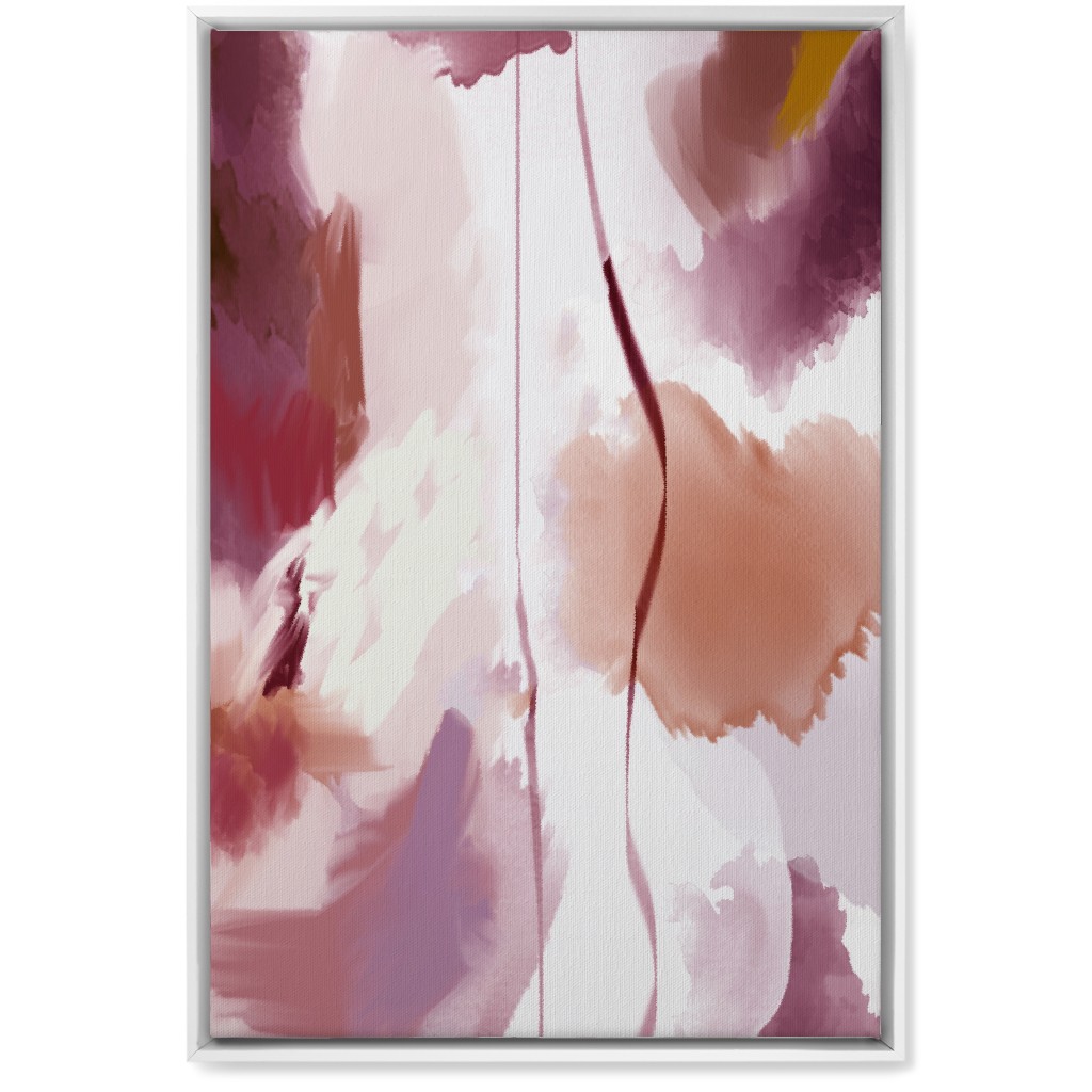 Canyon Light - Pink Wall Art, White, Single piece, Canvas, 20x30, Pink, Bright Pink