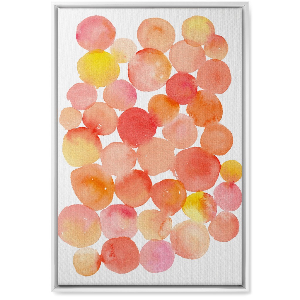 Abstract Orange Wall Art